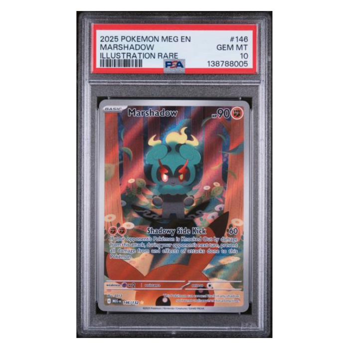 2025 POKEMON MEG EN-MEGA EVOLUTION #146 MARSHADOW ILLUSTRATION RARE