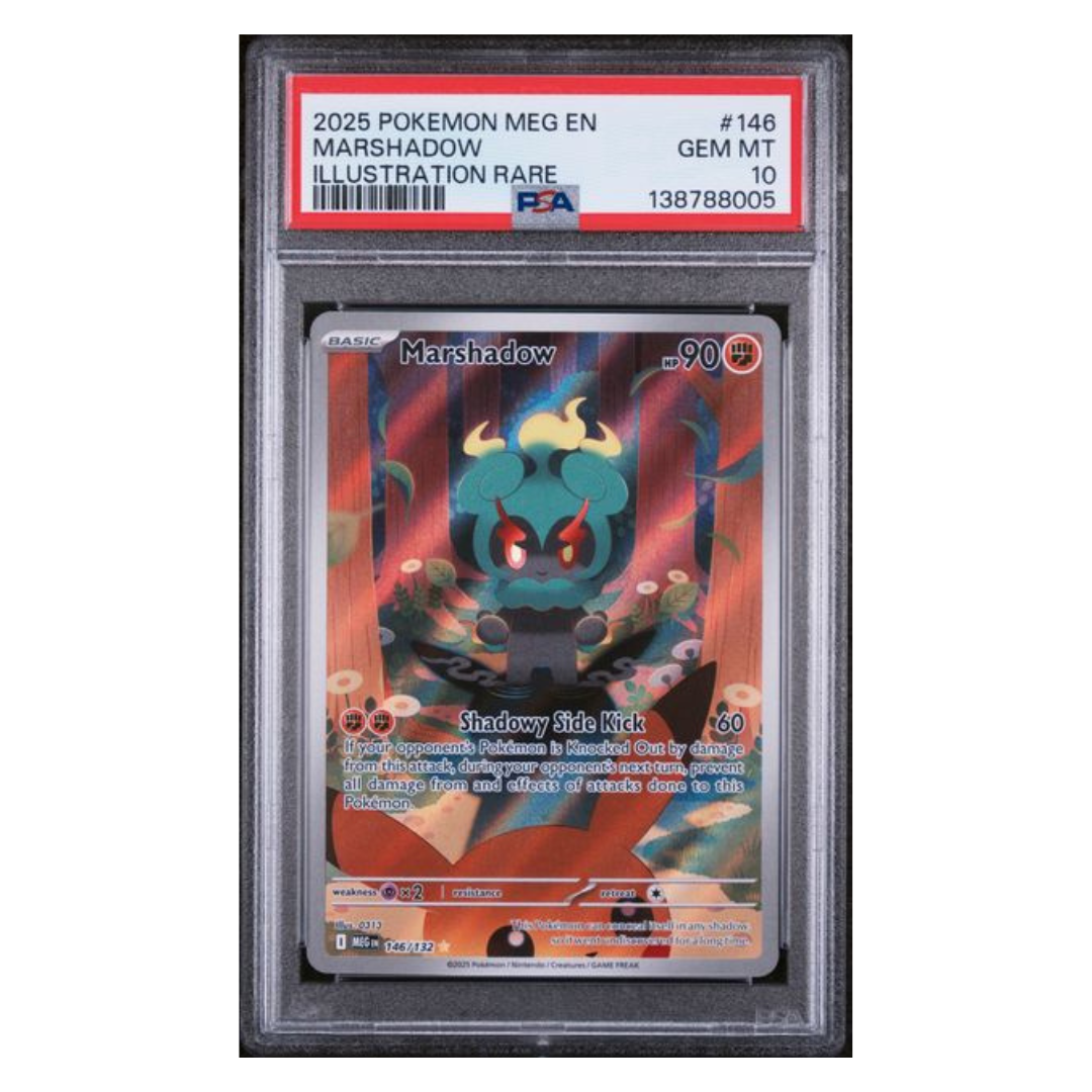 2025 POKEMON MEG EN-MEGA EVOLUTION #146 MARSHADOW ILLUSTRATION RARE