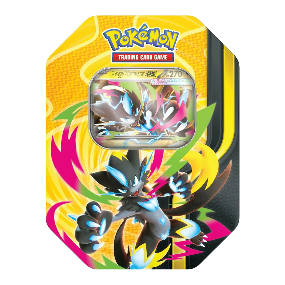 Pokemon TCG: Mega Forces Tin - Mega Zeraora ex (Pre Order)