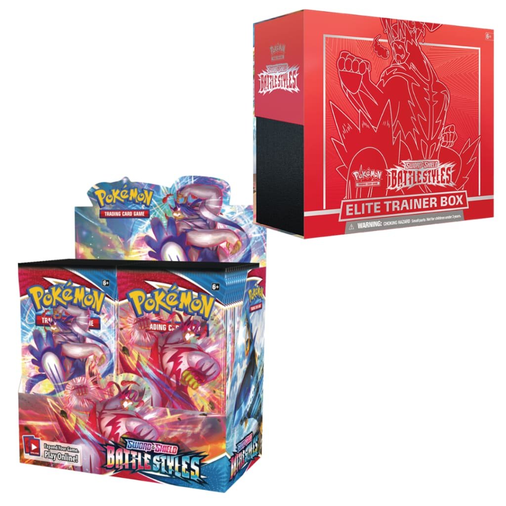 Pokemon - Battle Styles - Booster Box + Elite Trainer Box (Single Strike Urshifu) Bundle