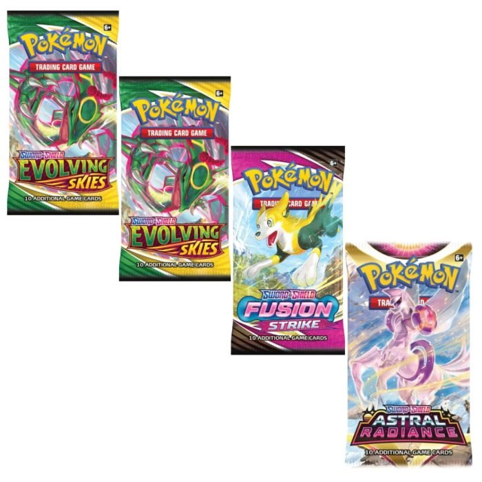 Pokemon Booster Pack Bundle (4 Packs)