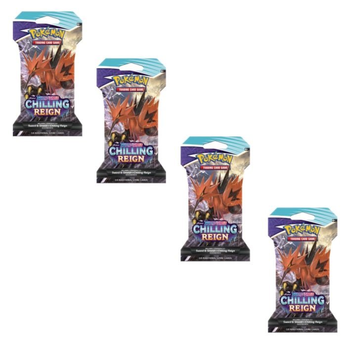 Pokemon Chilling Reign 24 Sleeved Boosters