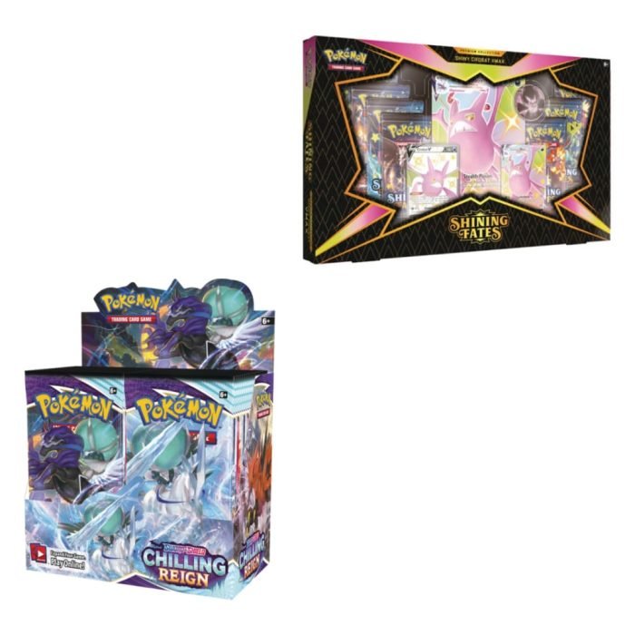 Pokemon Chilling Reign Booster Box + Crobat Premium Collection Box