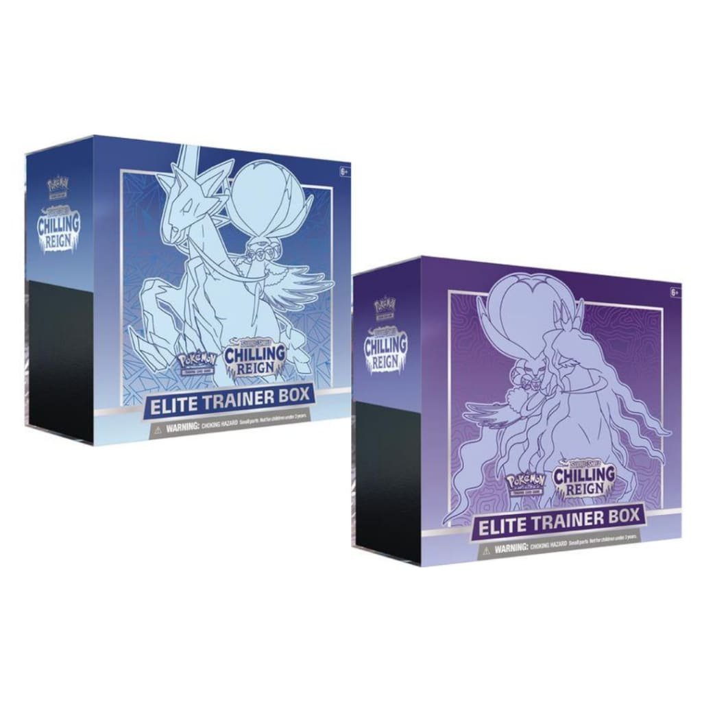 Pokemon Chilling Reign Elite Trainer Box Bundle Of 2