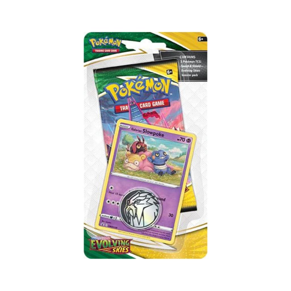 Pokemon - Evolving Skies - Checklane Blister - Galarian Slowpoke