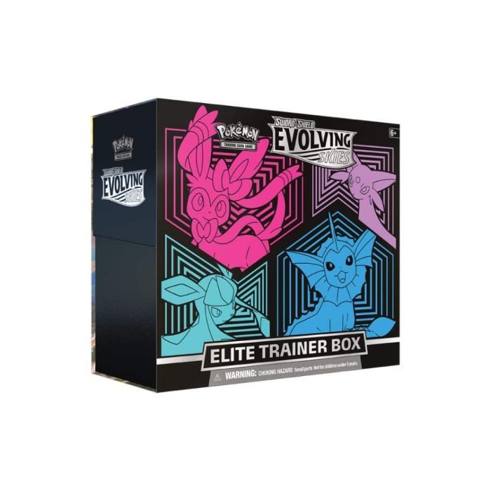 Pokemon - Evolving Skies - Elite Trainer Box - Sylveon, Vaporeon, Glaceon, and Espeon