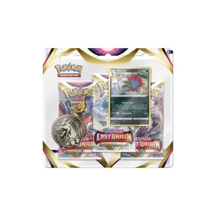 Pokemon - Lost Origin - 3 Pack Blister - Weavile