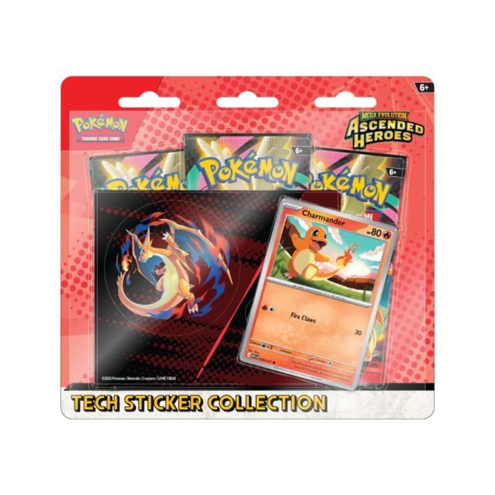 Pokemon - Mega Evolution - Ascended Heroes - Tech Sticker Collection - Charmander