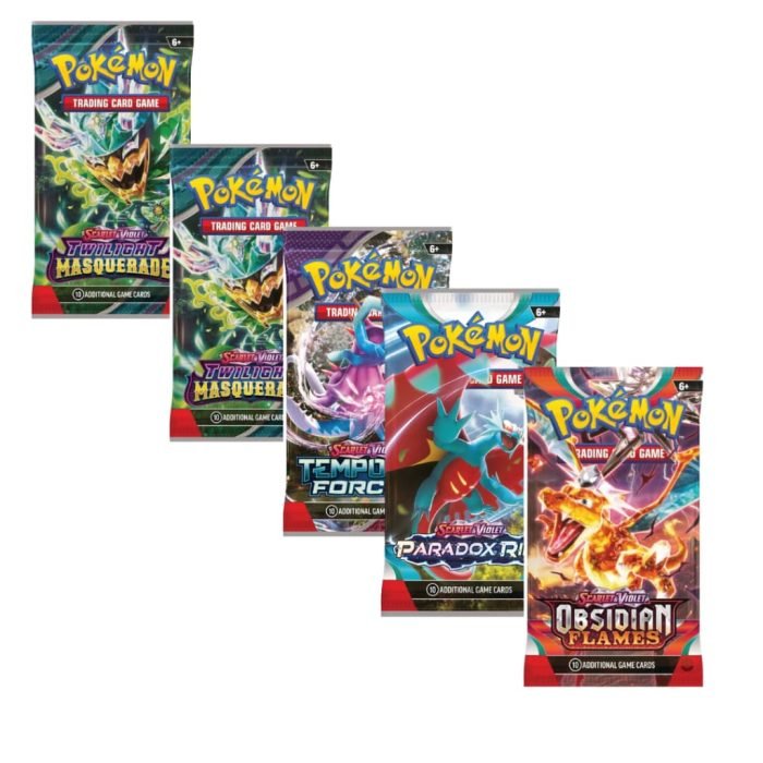 Pokemon Scarlet And Violet Pack Bundle (5 Packs)
