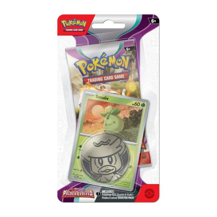 Pokemon - Scarlet and Violet - Paldea Evolved - Checklane Blister - Smoliv