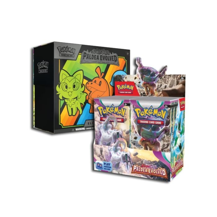 Pokemon - Scarlet and Violet - Paldea Evolved - Combo - Booster Box and Elite Trainer Box