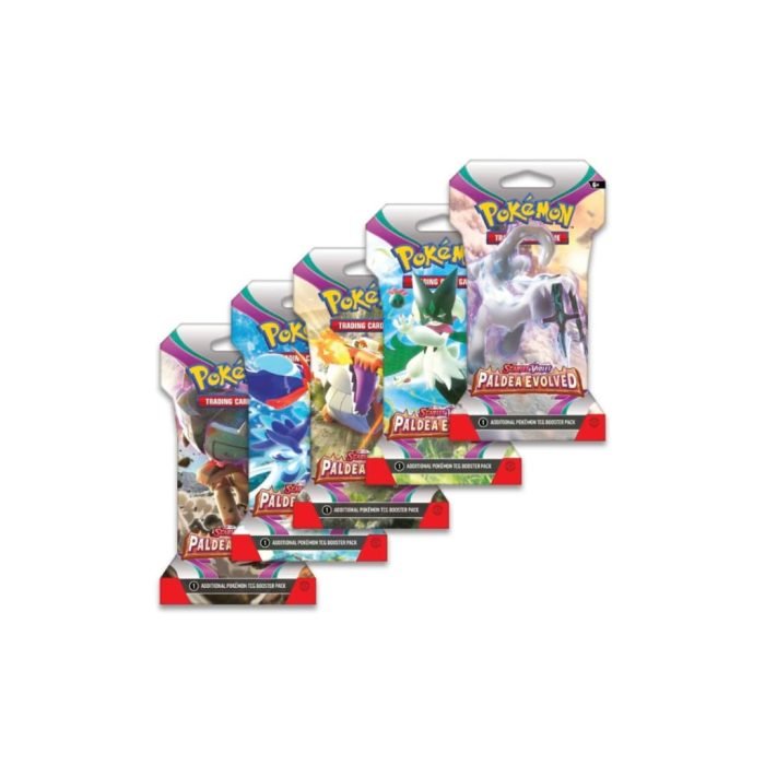 Pokemon - Scarlet and Violet - Paldea Evolved - Sleeved Booster Pack - 24 Pack Bundle
