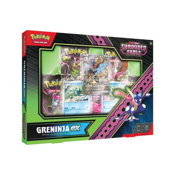Pokemon Scarlet And Violet Shrouded Fable Greninja ex Special Illustration Collection