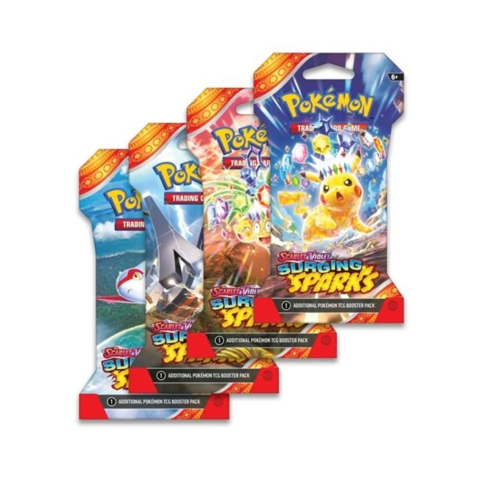 Pokemon Scarlet & Violet Surging Sparks 24 Sleeved Pack Bundle