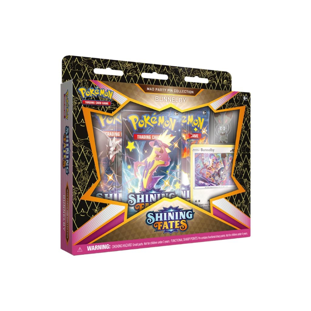 Pokemon - Shining Fates - Mad Party Pin Collection - Bunnelby