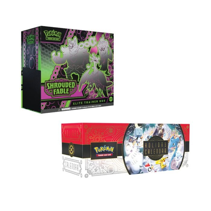 Pokemon Shrouded Fable Elite Trainer Box Holiday Calendar Bundle