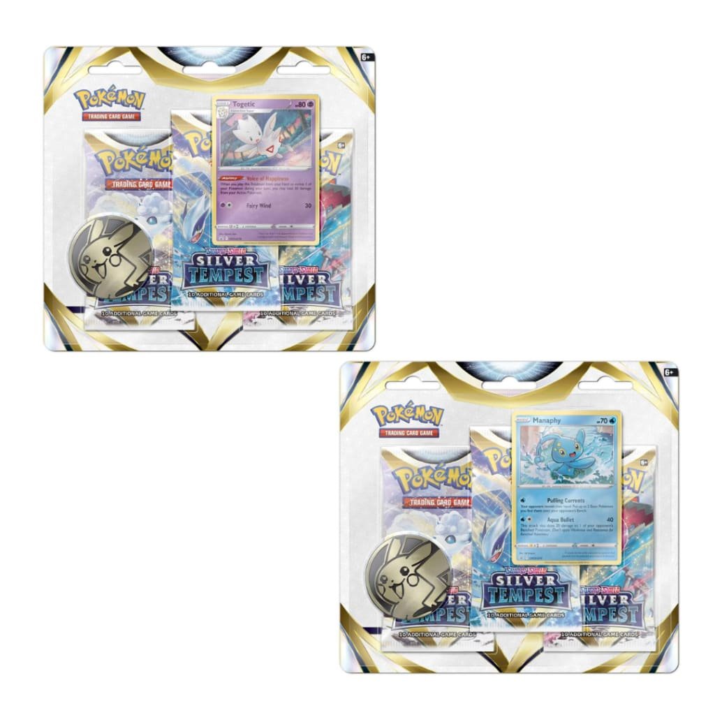 Pokemon Silver Tempest 3 Pack Blister Bundle