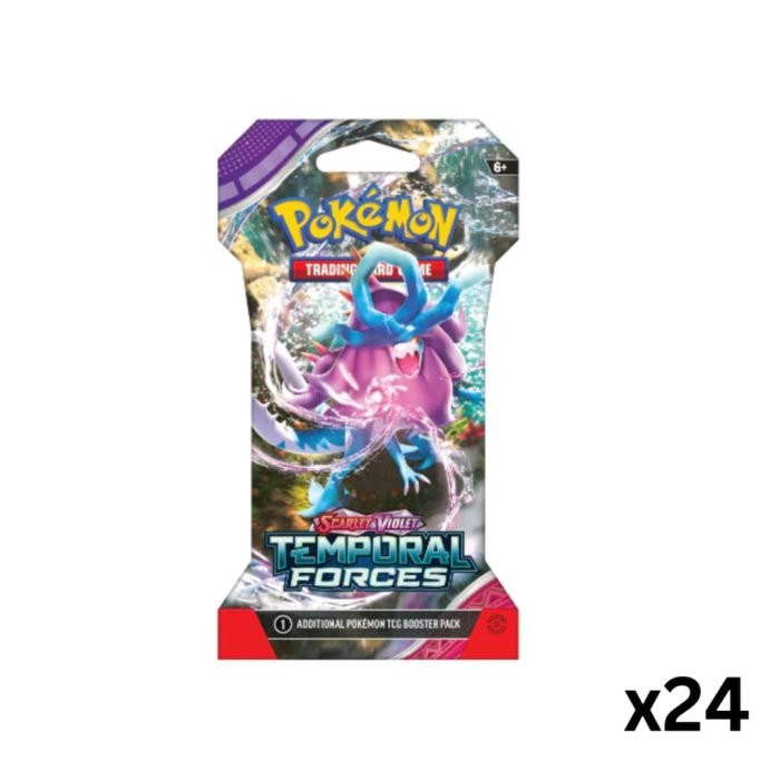 Pokemon SV Temporal Forces 24 Sleeved Pack Bundle
