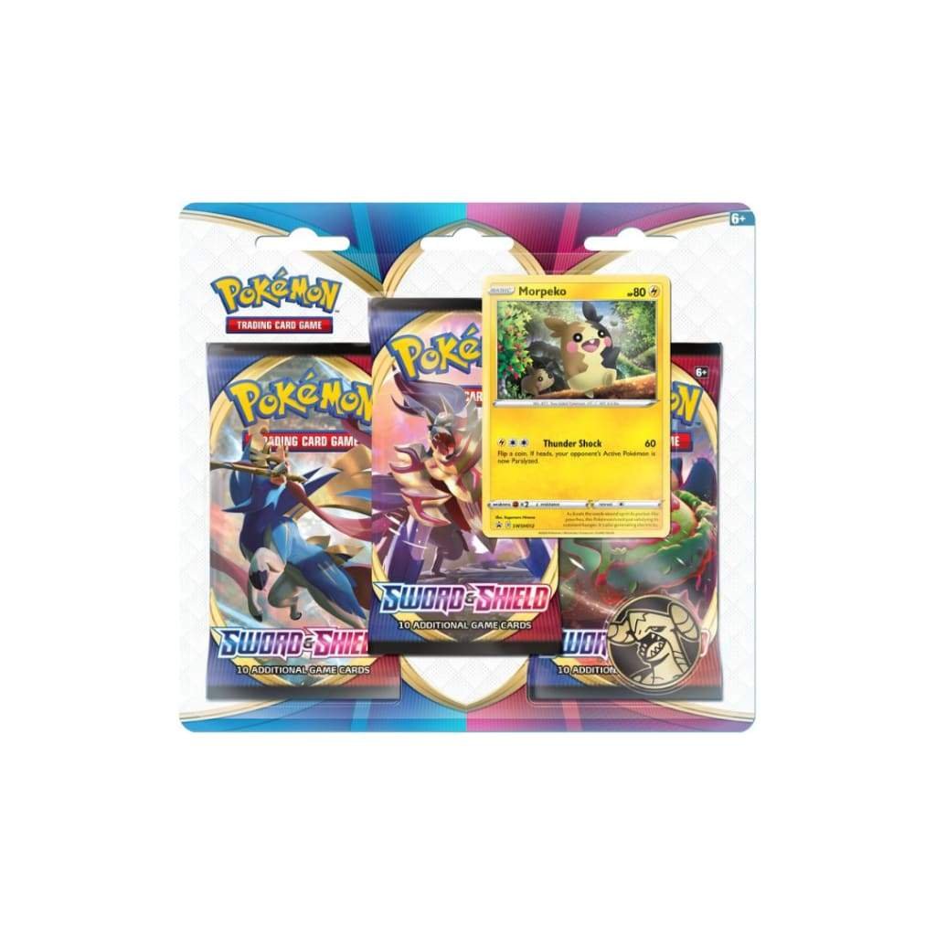 Pokemon Sword And Shield 3 Pack Blister - Morpeko