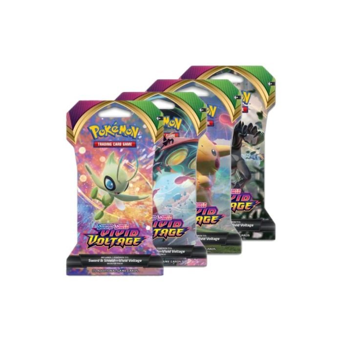 Pokemon Sword and Shield Vivid Voltage 24 Sleeved Boosters