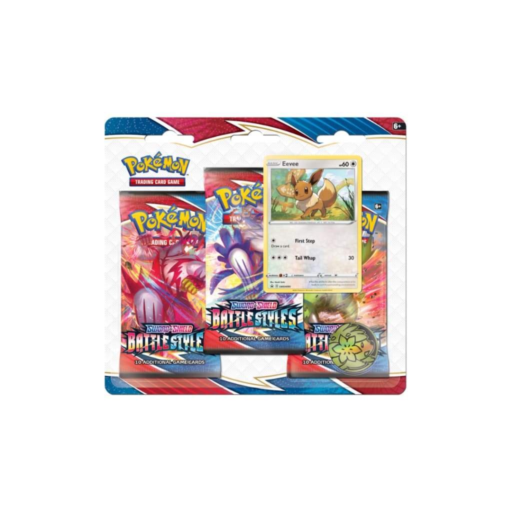 Pokemon SWSH 5 Battle Stlyes 3 Pack Blister - Eevee