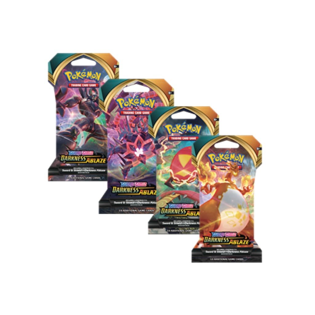 Pokemon TCG Darkness Ablaze Sleeved Boosters (24 Pack Bundle)