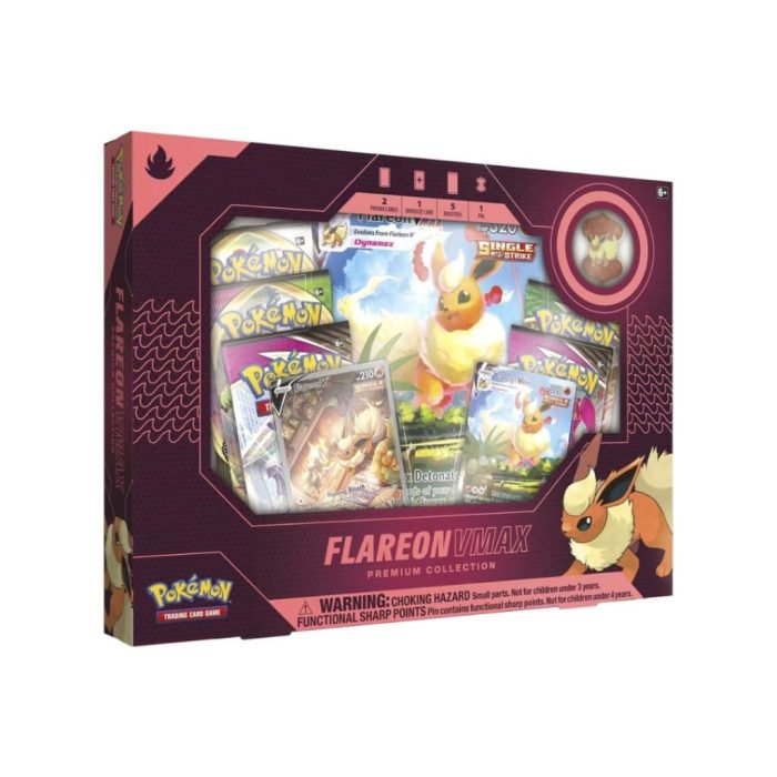 Pokemon TCG: Eevee Evolutions Flareon VMAX Premium Collection
