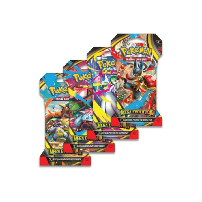 Pokemon TCG Mega Evolution sleeved pack bundle 24 packs Max 2