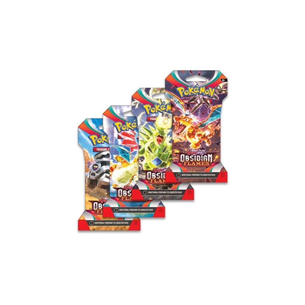 Pokemon TCG: Scarlet & Violet Obsidian Flames 24 Sleeved Bundle